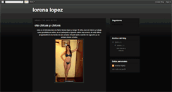 Desktop Screenshot of lorenalopez00.blogspot.com