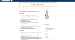 Desktop Screenshot of dinnerchatt.blogspot.com