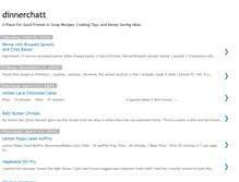 Tablet Screenshot of dinnerchatt.blogspot.com