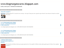 Tablet Screenshot of blogmargatavares.blogspot.com