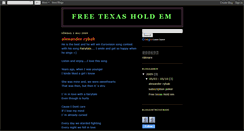 Desktop Screenshot of bella-freetexasholdem.blogspot.com