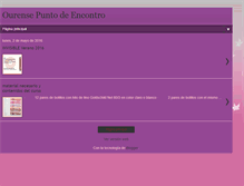 Tablet Screenshot of ourensepuntodeencontro.blogspot.com