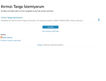 Tablet Screenshot of kirmizitangaistemiyorum.blogspot.com