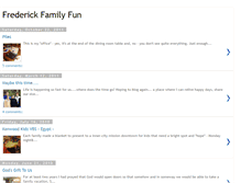Tablet Screenshot of frederickfamilyfun.blogspot.com