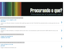 Tablet Screenshot of procurandoque.blogspot.com