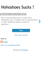 Mobile Screenshot of hohoshoes.blogspot.com