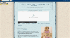Desktop Screenshot of lovehalfwayaroundtheworld.blogspot.com