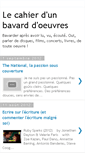 Mobile Screenshot of cahierdunbavarddoeuvres.blogspot.com