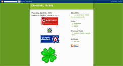 Desktop Screenshot of cambioeltrebol.blogspot.com