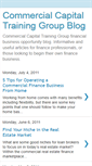 Mobile Screenshot of commercialcapitalfinancetraining.blogspot.com