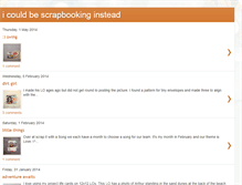 Tablet Screenshot of icouldbescrapbookinginstead.blogspot.com