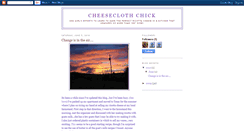Desktop Screenshot of cheeseclothchick.blogspot.com