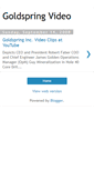 Mobile Screenshot of goldspringvideo.blogspot.com