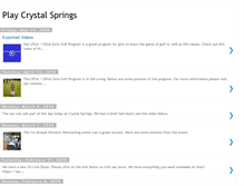 Tablet Screenshot of playcrystalsprings.blogspot.com