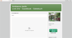 Desktop Screenshot of guestbook-ambiance-jardin.blogspot.com
