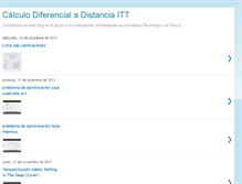 Tablet Screenshot of calculodiferencialadistanciaitt.blogspot.com