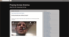 Desktop Screenshot of prayingacrossamerica.blogspot.com