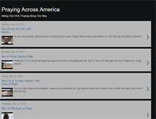 Tablet Screenshot of prayingacrossamerica.blogspot.com