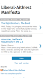 Mobile Screenshot of liberal-aithiestmanifesto.blogspot.com