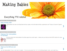 Tablet Screenshot of makingbabies-sa.blogspot.com