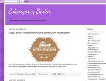 Tablet Screenshot of evleniyoruzberlin.blogspot.com