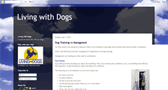 Desktop Screenshot of livingwdogs.blogspot.com