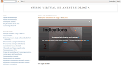 Desktop Screenshot of cursovirtualdeanestesiologia.blogspot.com