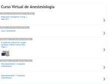 Tablet Screenshot of cursovirtualdeanestesiologia.blogspot.com
