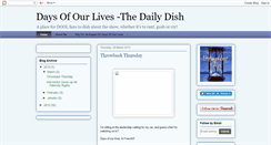 Desktop Screenshot of daysofourlivesdaily.blogspot.com