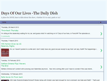 Tablet Screenshot of daysofourlivesdaily.blogspot.com