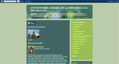 Desktop Screenshot of conociendoasigsig.blogspot.com