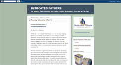 Desktop Screenshot of dedicatedfathers.blogspot.com