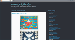 Desktop Screenshot of montesolidario.blogspot.com