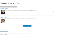 Tablet Screenshot of escuelafranciscovilla.blogspot.com