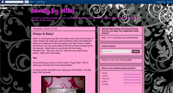 Desktop Screenshot of beautybymitzi.blogspot.com