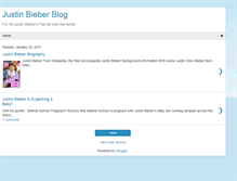 Tablet Screenshot of justinbieber011.blogspot.com