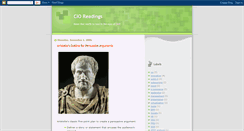 Desktop Screenshot of cio-readings.blogspot.com