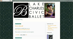 Desktop Screenshot of lakecharlescivicballet.blogspot.com
