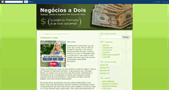 Desktop Screenshot of negociosadois.blogspot.com