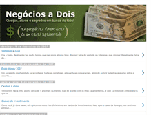 Tablet Screenshot of negociosadois.blogspot.com