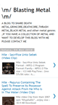 Mobile Screenshot of deathmetalblast.blogspot.com