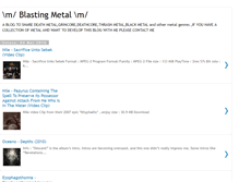 Tablet Screenshot of deathmetalblast.blogspot.com