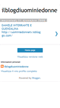 Mobile Screenshot of blogdiuominiedonne.blogspot.com