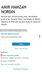 Mobile Screenshot of amirhamzahnordin.blogspot.com
