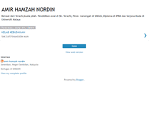 Tablet Screenshot of amirhamzahnordin.blogspot.com