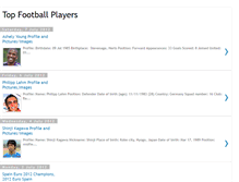 Tablet Screenshot of footballtopstars.blogspot.com