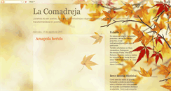 Desktop Screenshot of lacomadrejaliteraria.blogspot.com