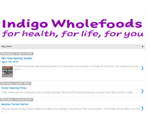 Tablet Screenshot of indigowholefoods.blogspot.com
