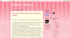 Desktop Screenshot of mulherebatom.blogspot.com