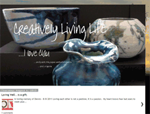 Tablet Screenshot of creativelylivinglife.blogspot.com